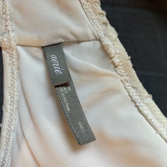 White Keyhole Swim Top - Picture 3 of 3